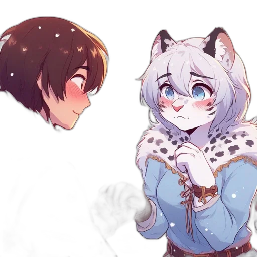 creature, anime, watercolor, pixel art transparent PNG cut-out