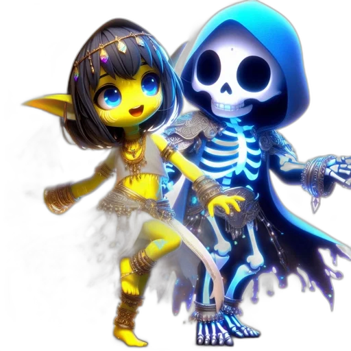 concept art, 3d render, fantasy art, pixel art transparent PNG cut-out