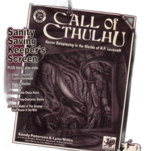 poster, call, cthulhu, featuring transparent PNG cut-out