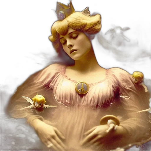 crown, dress, jewelry, face transparent PNG cut-out