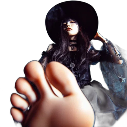shoes, hat, photorealistic, fantasy art transparent PNG cut-out