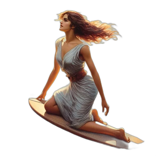 dress, fantasy art, concept art, photorealistic transparent PNG cut-out
