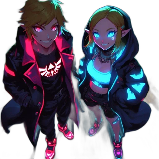 jacket, mask, cyberpunk, concept art transparent PNG cut-out