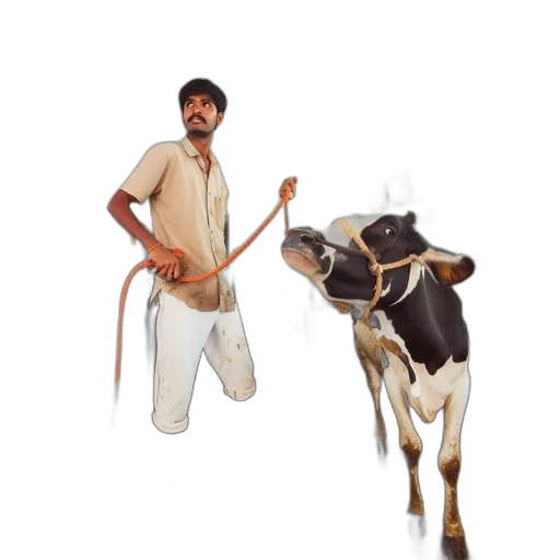 animal, staff, weapon, oil painting transparent PNG cut-out