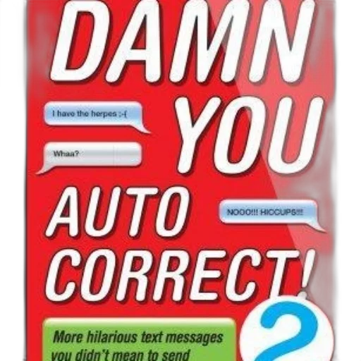 humorous, book, cover, red transparent PNG cut-out