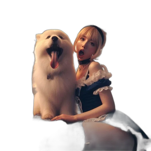 animal, creature, face, dress transparent PNG cut-out