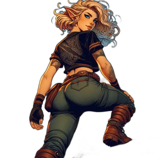 staff, fantasy art, concept art, comic book art transparent PNG cut-out