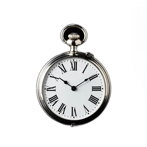 jewelry, silver, pocket, watch transparent PNG cut-out
