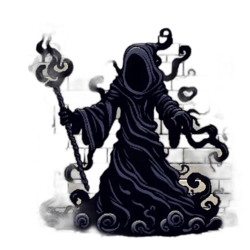 staff, creature, weapon, dress transparent PNG cut-out