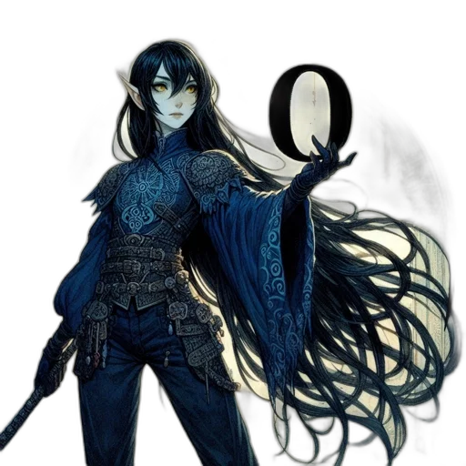 staff, sword, mask, fantasy art transparent PNG cut-out