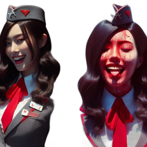 face, concept art, comic book art, photorealistic transparent PNG cut-out