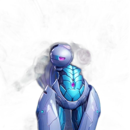 robot, creature, staff, concept art transparent PNG cut-out