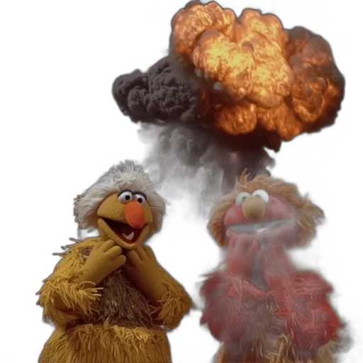 concept art, fire, satirical, image transparent PNG cut-out