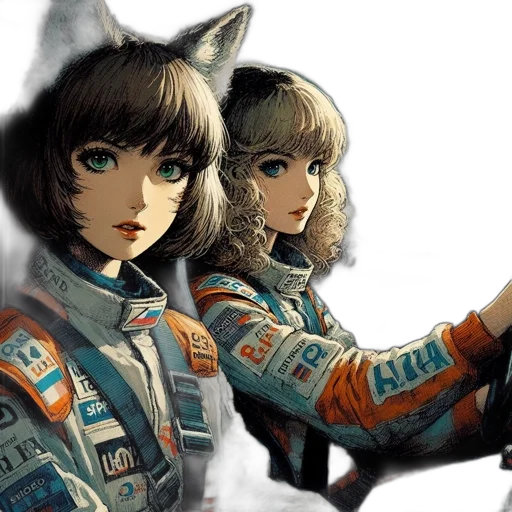 jacket, robot, concept art, anime transparent PNG cut-out