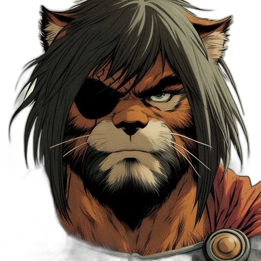 comic book art, concept art, fantasy art, anime transparent PNG cut-out
