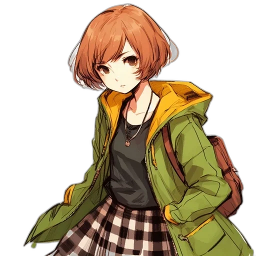 jacket, staff, face, weapon transparent PNG cut-out