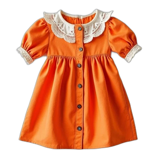 dress, close-up, view, vintage transparent PNG cut-out