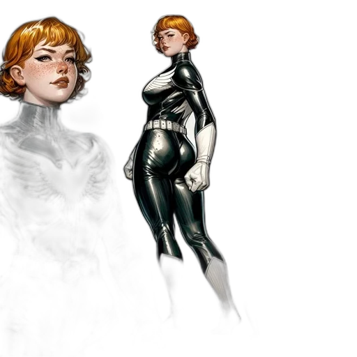 dress, concept art, comic book art, fantasy art transparent PNG cut-out