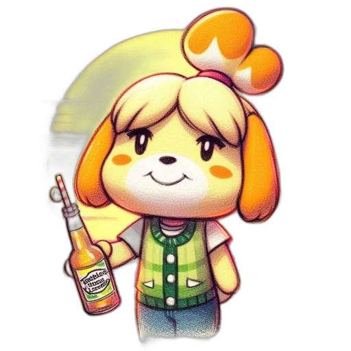 staff, weapon, animal, pixel art transparent PNG cut-out