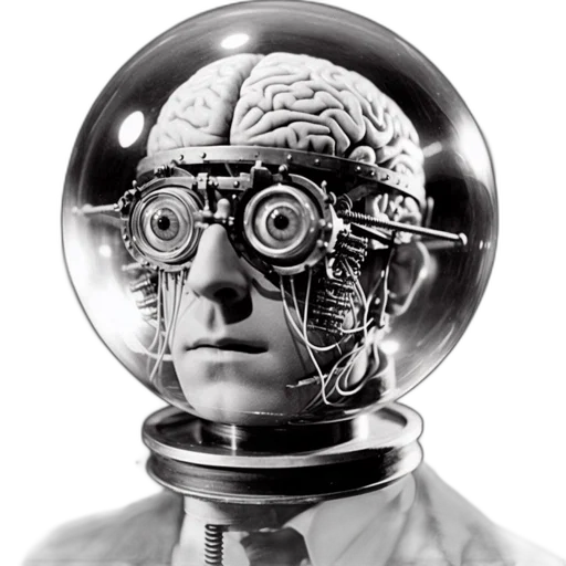 robot, mask, face, concept art transparent PNG cut-out