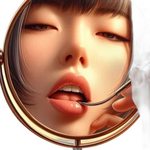 face, mask, jewelry, photorealistic transparent PNG cut-out