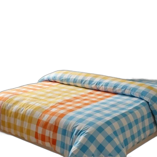 furniture, 3d render, bed, sheet transparent PNG cut-out