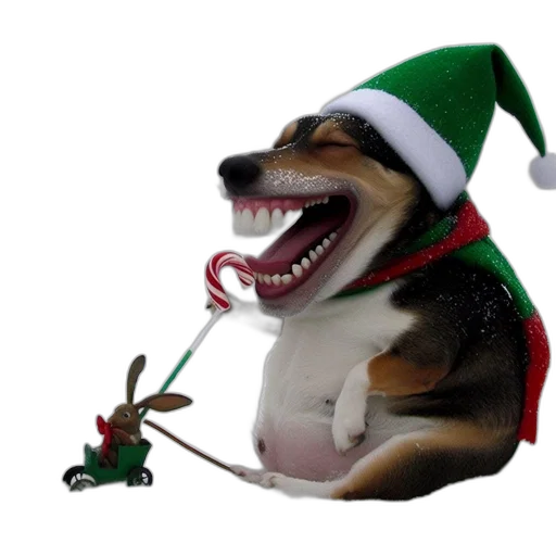 creature, staff, animal, 3d render transparent PNG cut-out