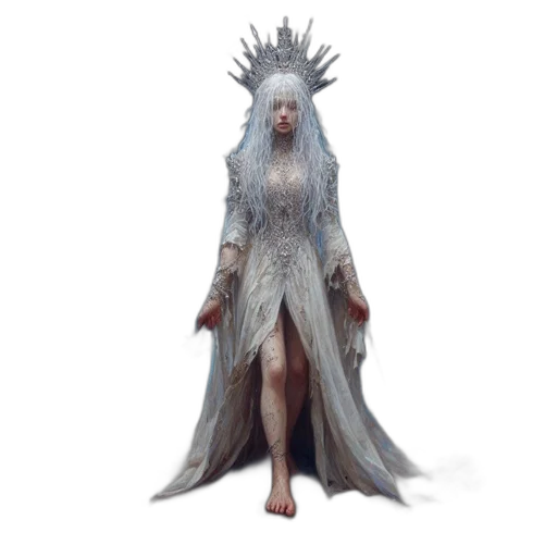 creature, dress, crown, dragon transparent PNG cut-out