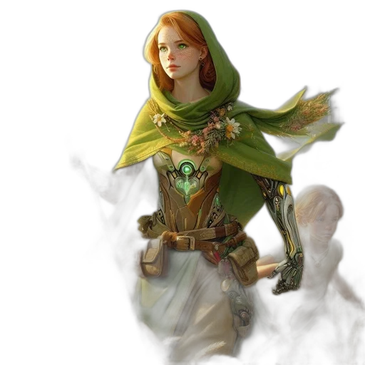 staff, fantasy art, concept art, 3d render transparent PNG cut-out