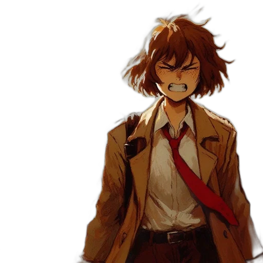 jacket, mask, face, staff transparent PNG cut-out