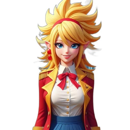 staff, jacket, concept art, 3d render transparent PNG cut-out