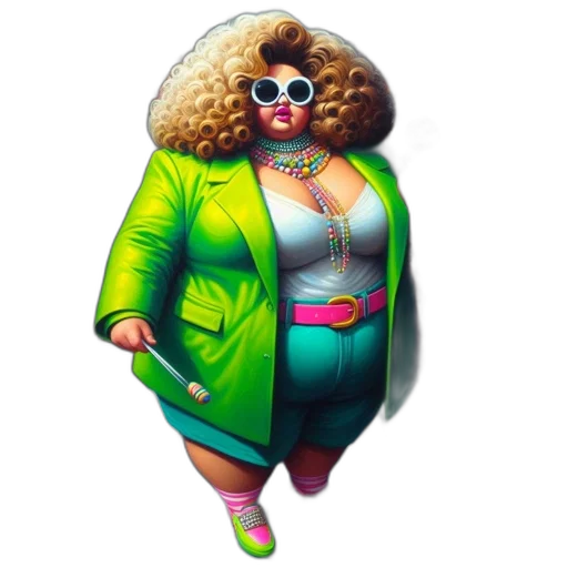 jacket, dress, concept art, vaporwave transparent PNG cut-out