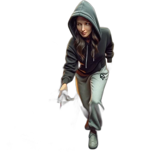 jacket, staff, concept art, photorealistic transparent PNG cut-out