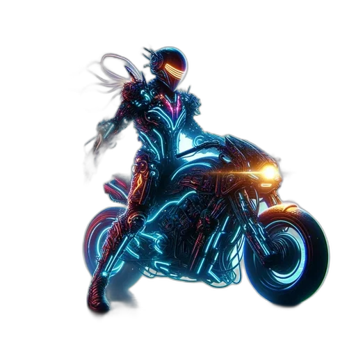 jacket, concept art, cyberpunk, vaporwave transparent PNG cut-out