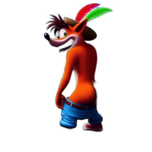 animal, hat, creature, staff transparent PNG cut-out