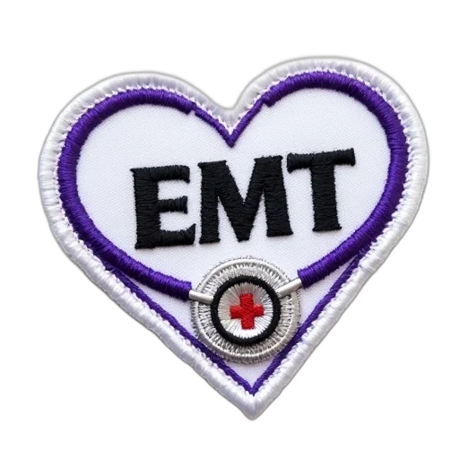 close-up, white, embroidered, patch transparent PNG cut-out