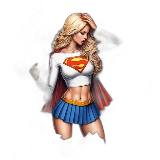 dress, comic book art, concept art, fantasy art transparent PNG cut-out