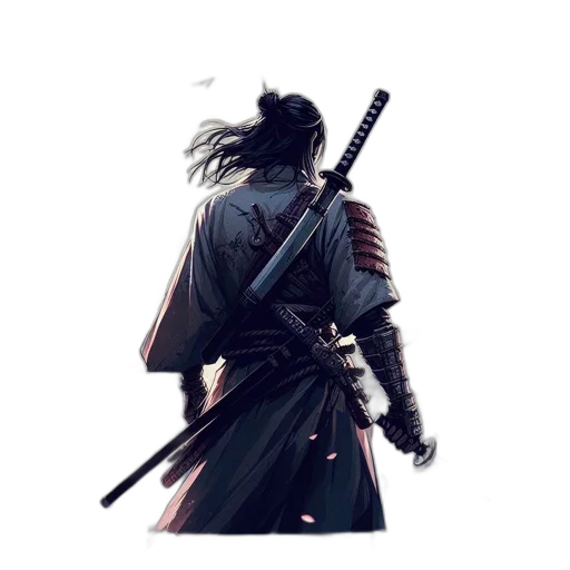 sword, weapon, staff, jacket transparent PNG cut-out