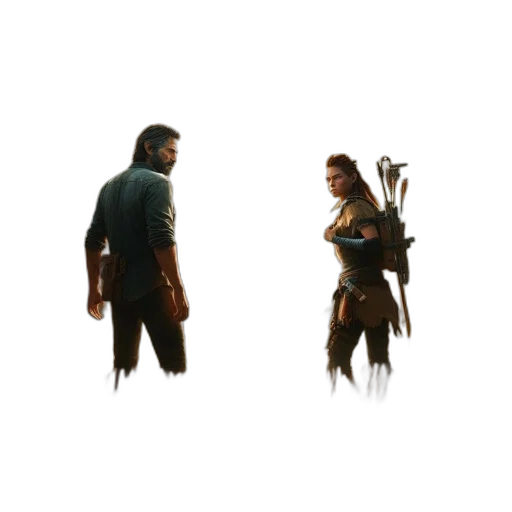 concept art, pixel art, 3d render, fantasy art transparent PNG cut-out