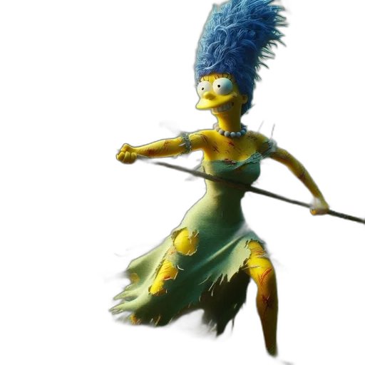 staff, dress, creature, concept art transparent PNG cut-out