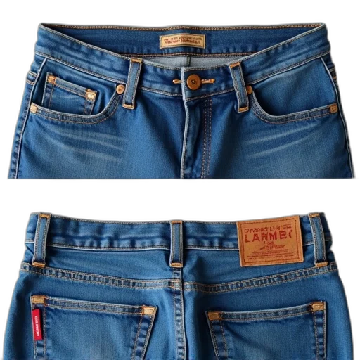 pair, blue, jeans, levi transparent PNG cut-out