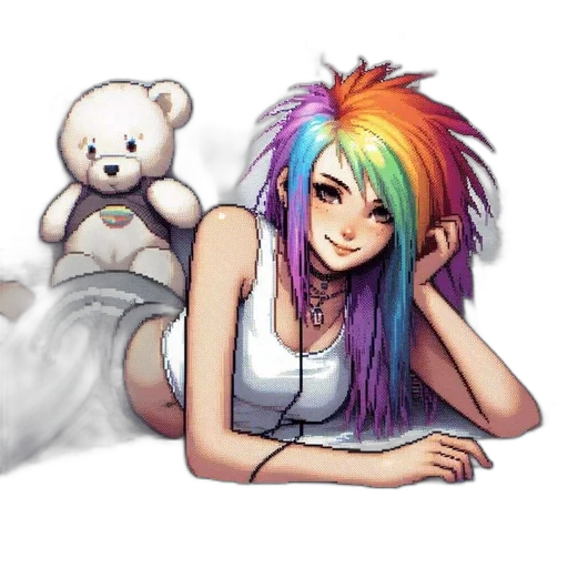 pixel art, concept art, fantasy art, anime transparent PNG cut-out