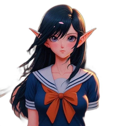 face, dress, creature, dragon transparent PNG cut-out