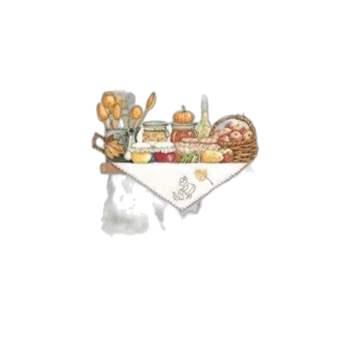 food, pixel art, concept art, watercolor transparent PNG cut-out