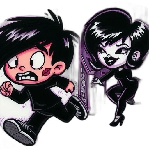 cartoon, comic book art, concept art, pixel art transparent PNG cut-out
