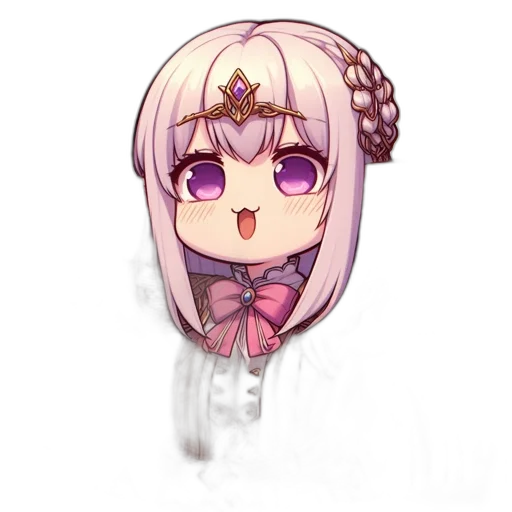 staff, crown, creature, face transparent PNG cut-out