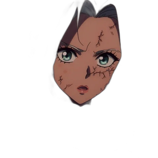 face, mask, creature, hair transparent PNG cut-out