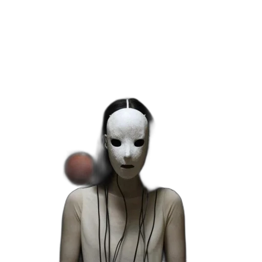 mask, robot, face, dress transparent PNG cut-out