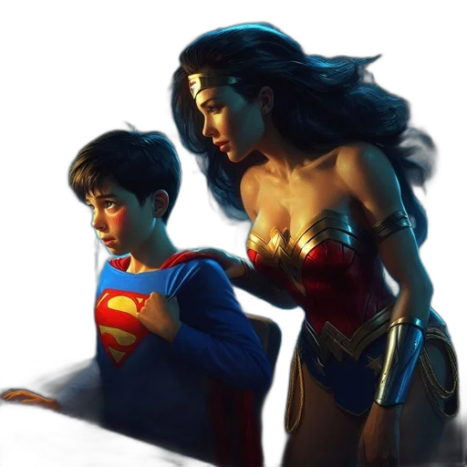 comic book art, concept art, fantasy art, photorealistic transparent PNG cut-out