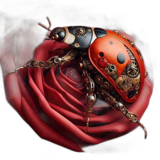 robot, creature, mask, weapon transparent PNG cut-out